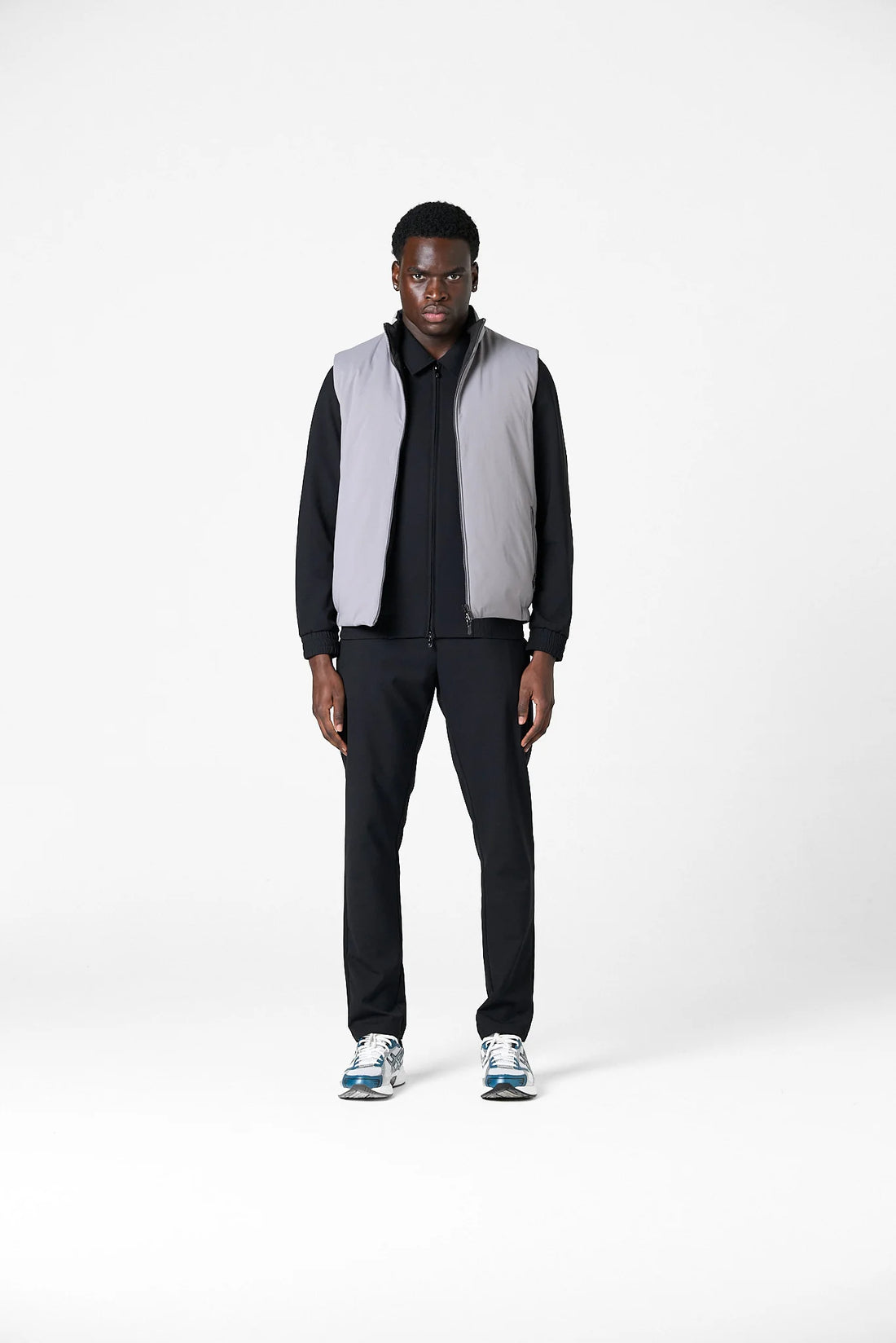 Cou7ure Essentials - Reflection Body Warmer Black/Grey | Front