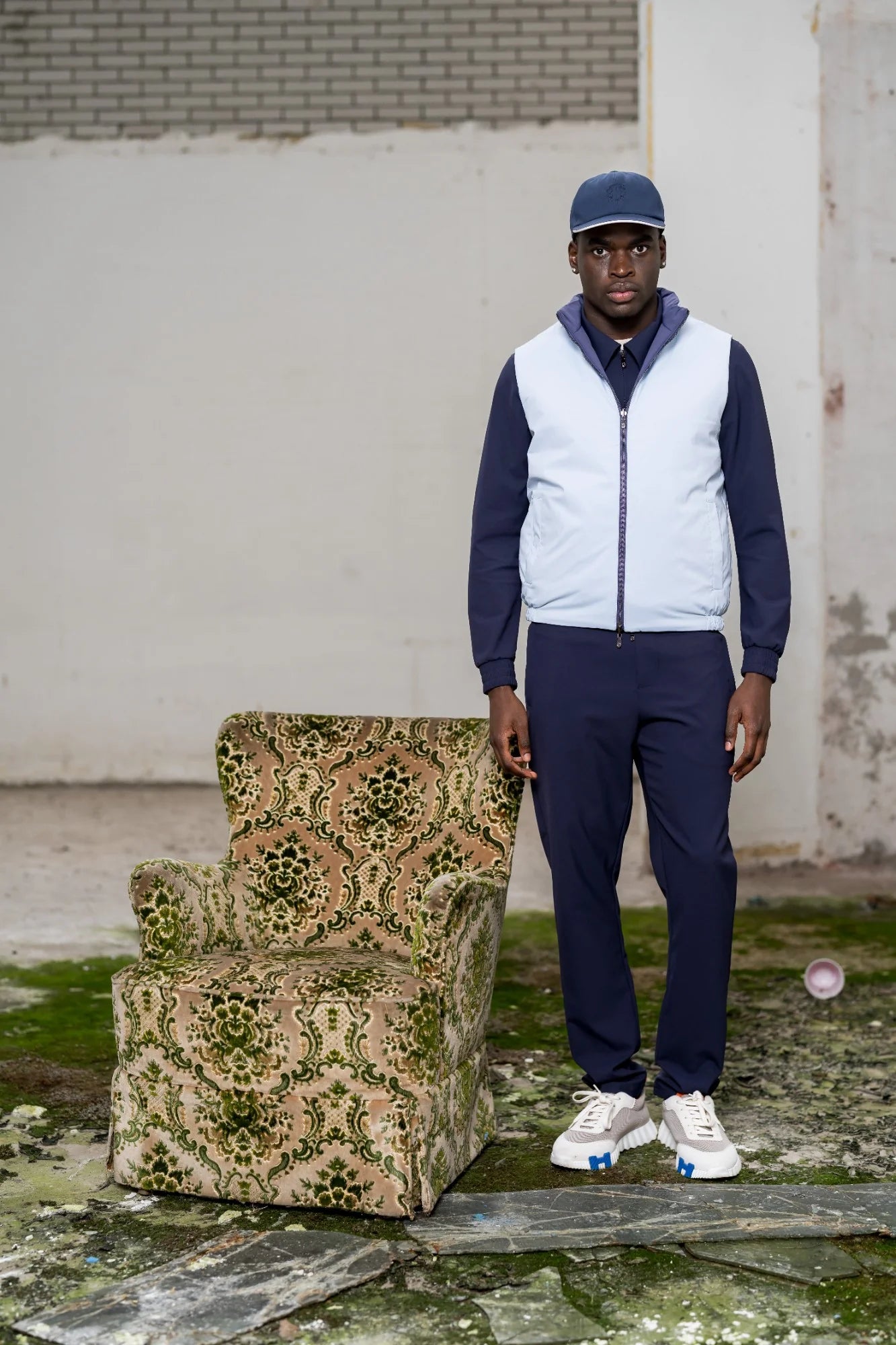 Cou7ure Essentials - Reflection Body Warmer Blue | Reversed