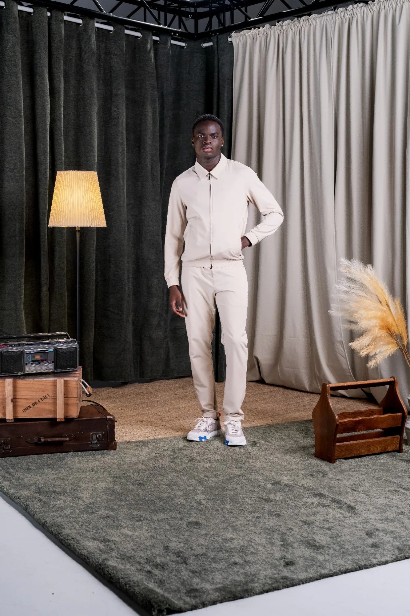 Reflection Set Tracksuit | Light Beige