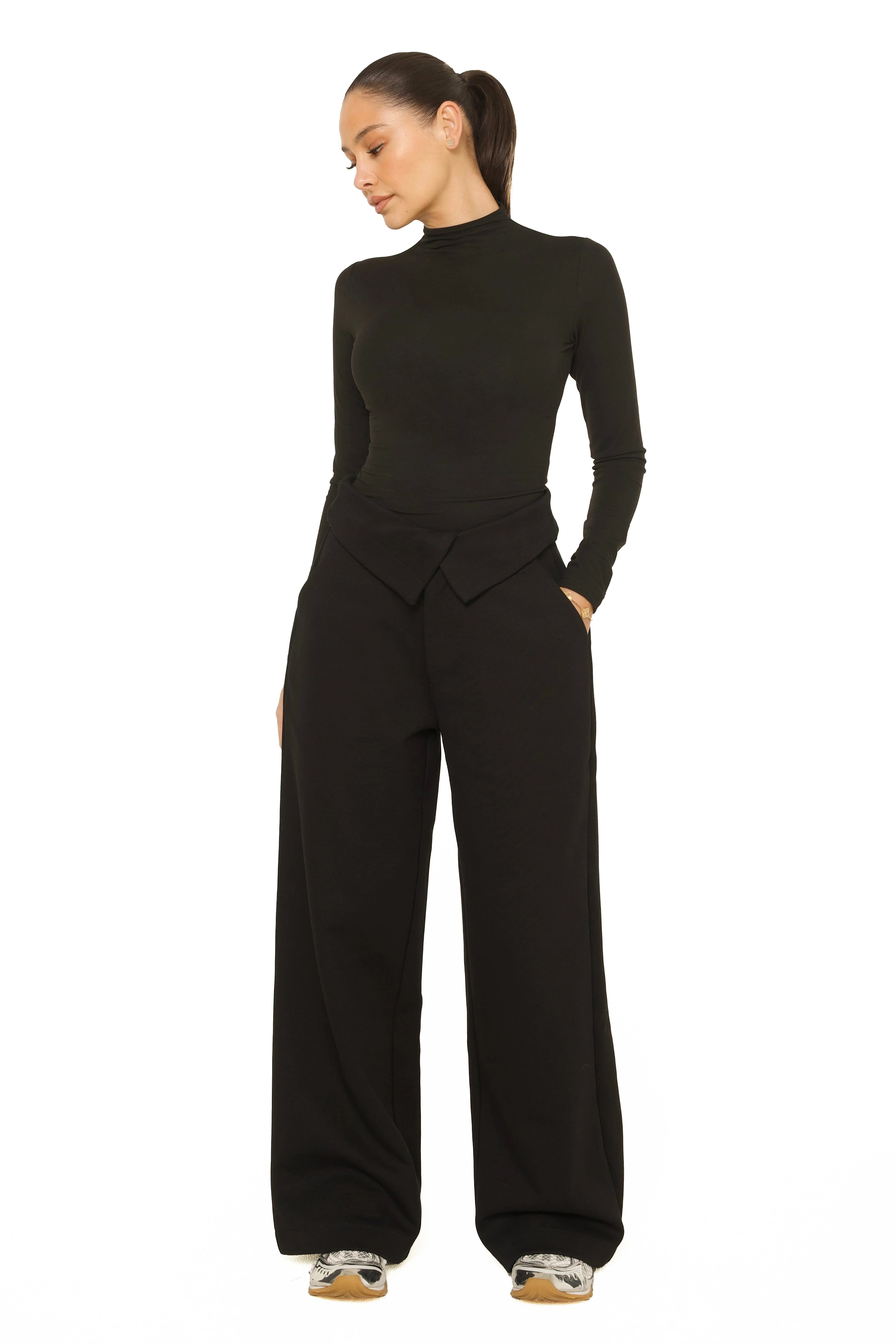 Fold Over Jogging Pants