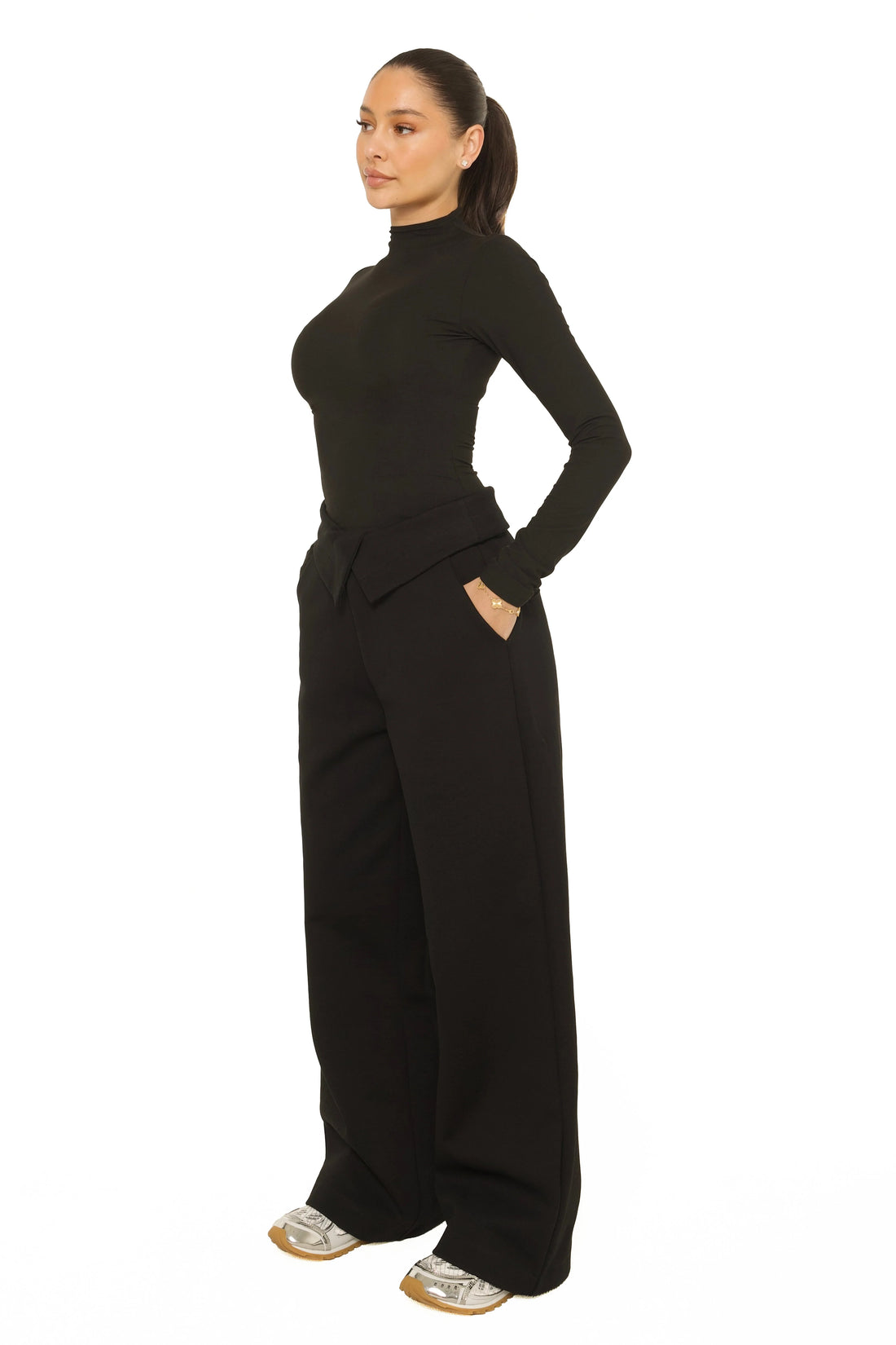 Fold Over Jogging Pants