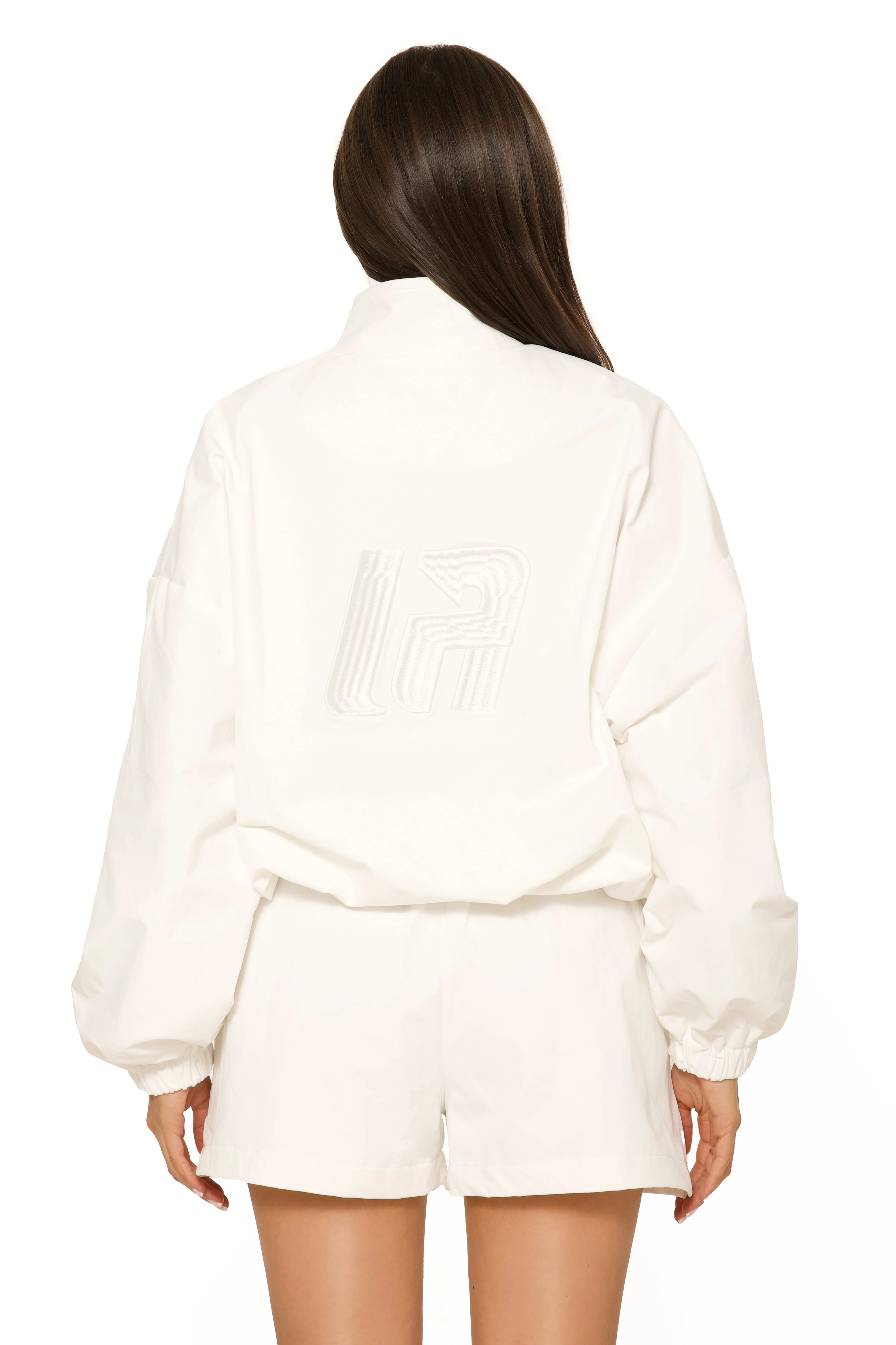LA Official Embroidered Short White