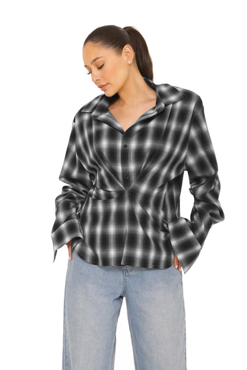 Checked Blouse