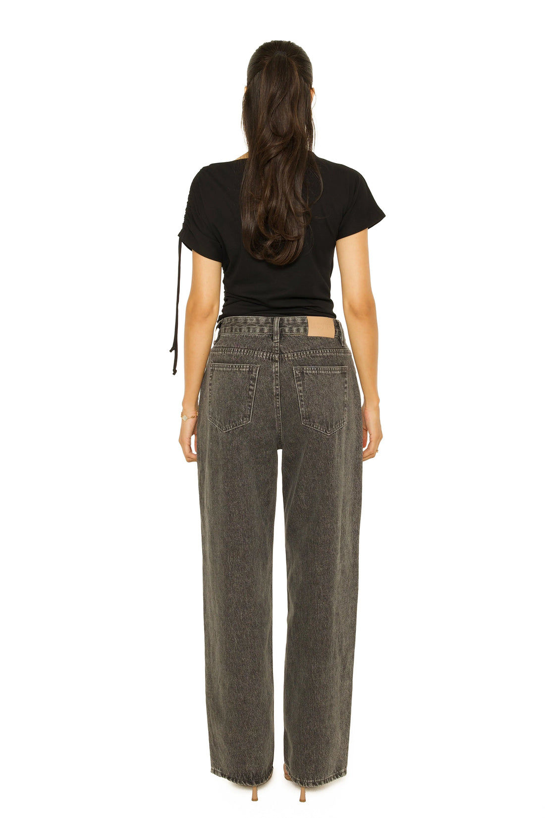 LA Sisters - Embroided Signature Jeans | Front