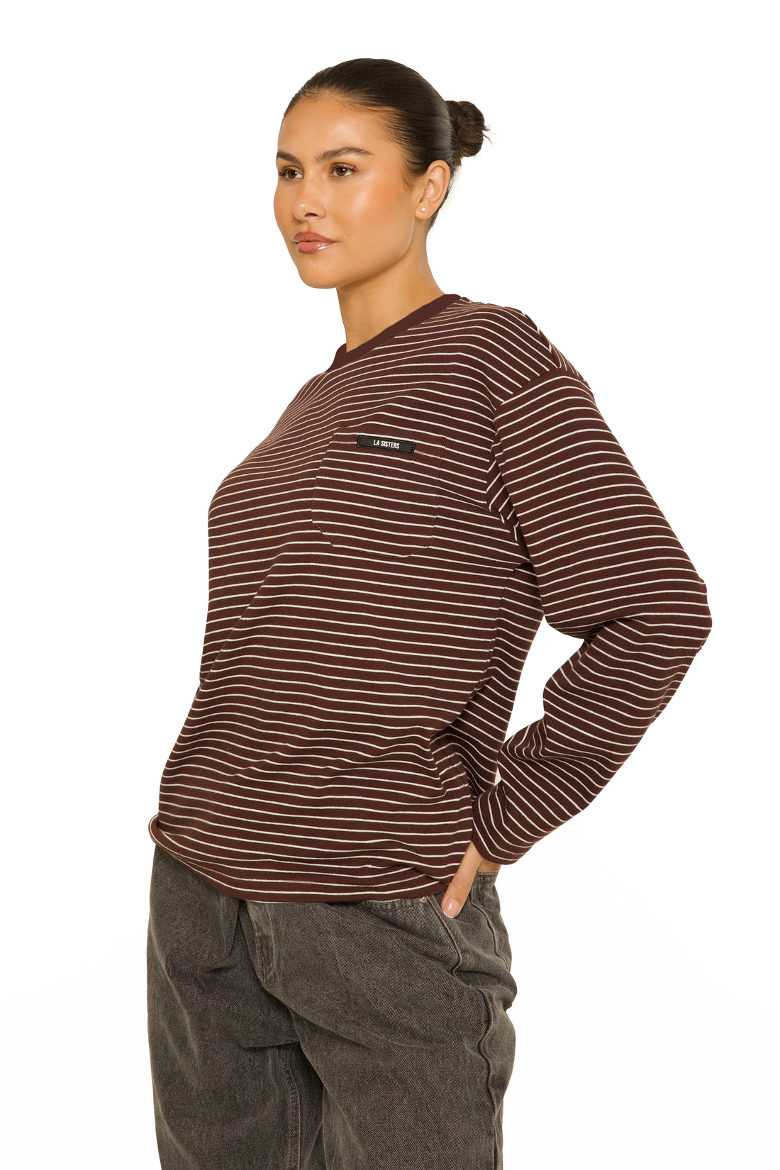 Long Sleeve Oversized Striped