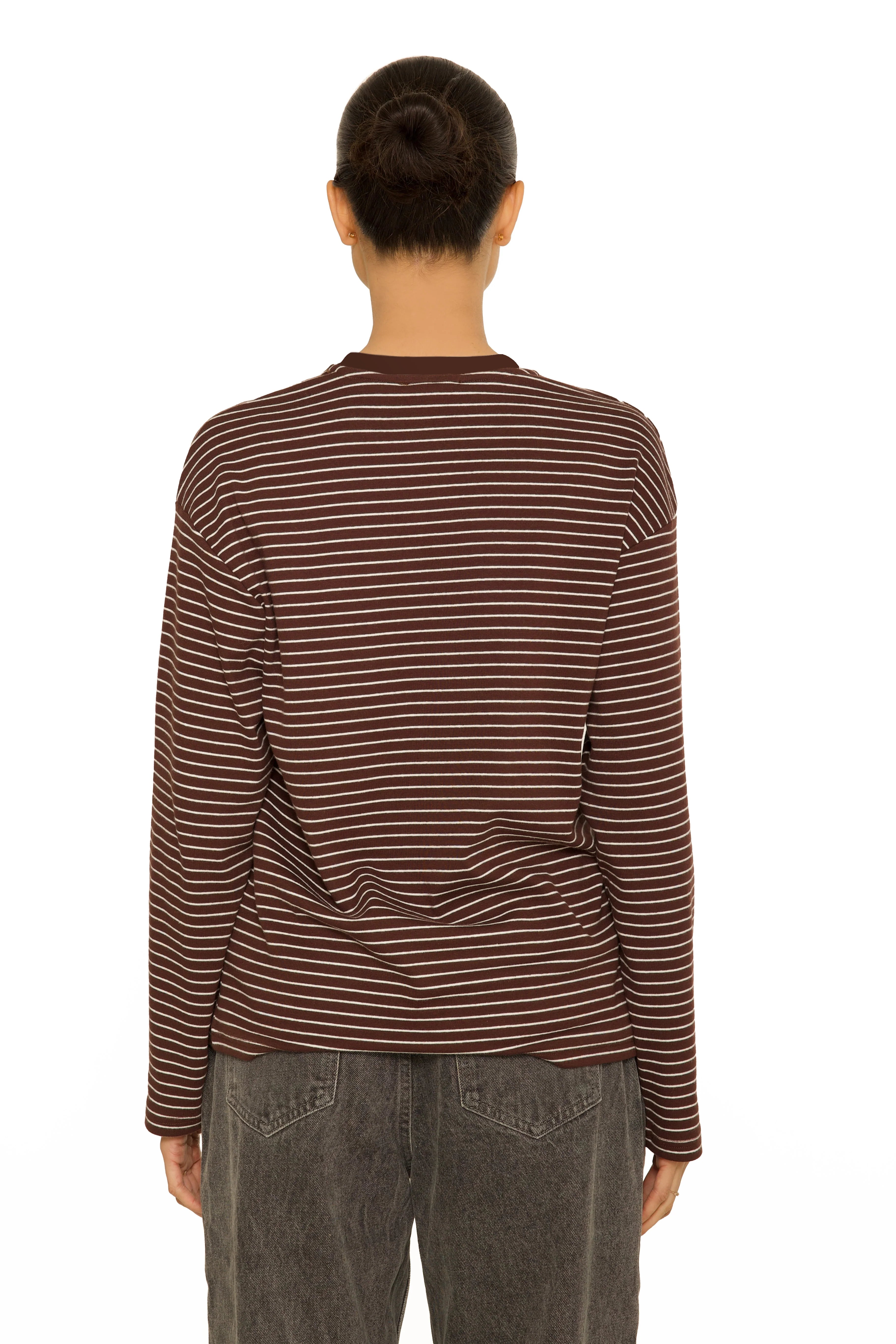 Long Sleeve Oversized Striped