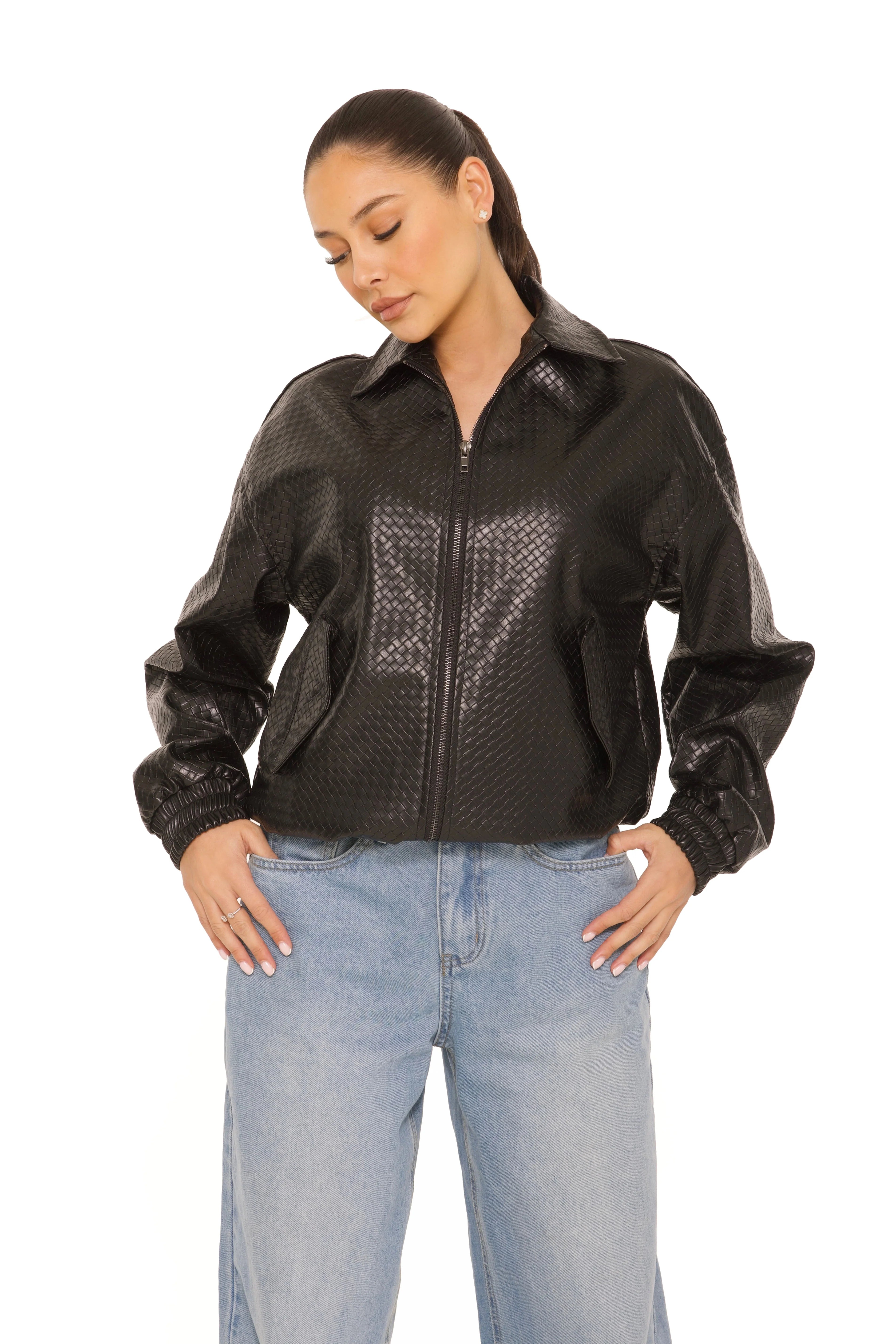 Leather Bomber Jack