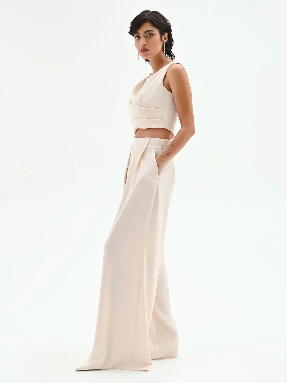 Pleated Palazzo