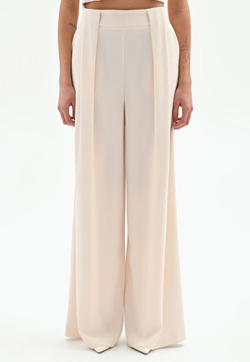 Broek White Cream