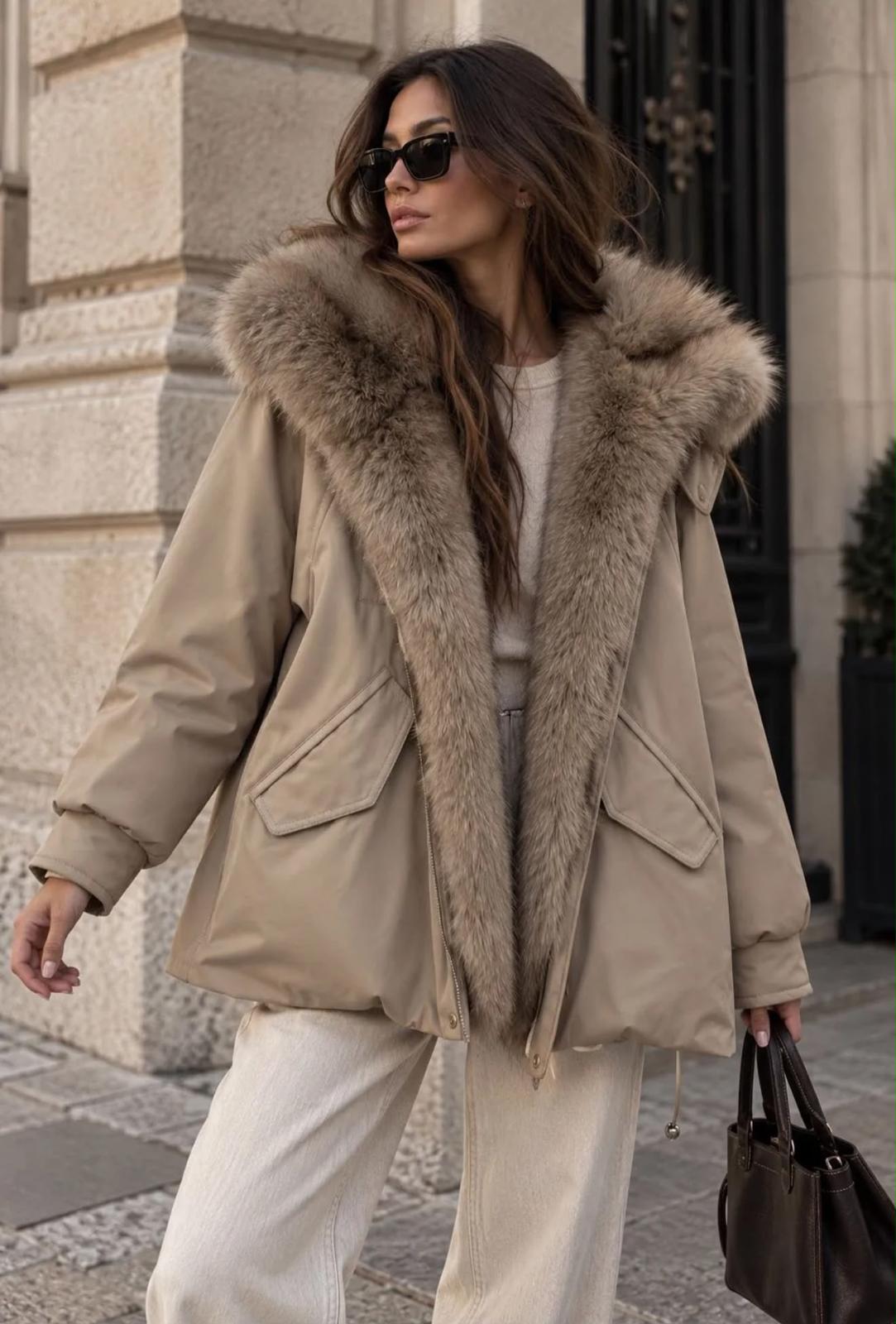 Faux Fur Parka