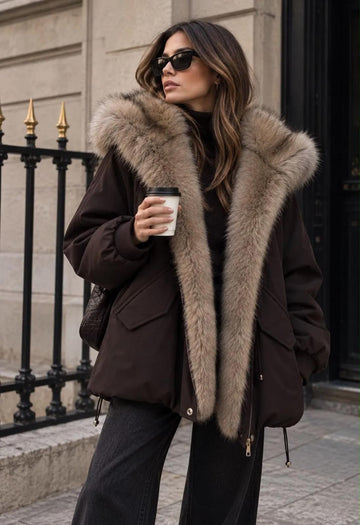 Faux Fur Parka